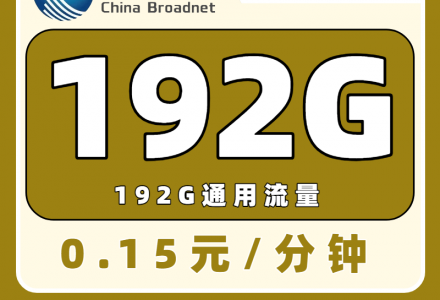 广电升卿卡29元192G流量大放送(发全国)-绿港通信号卡营业厅